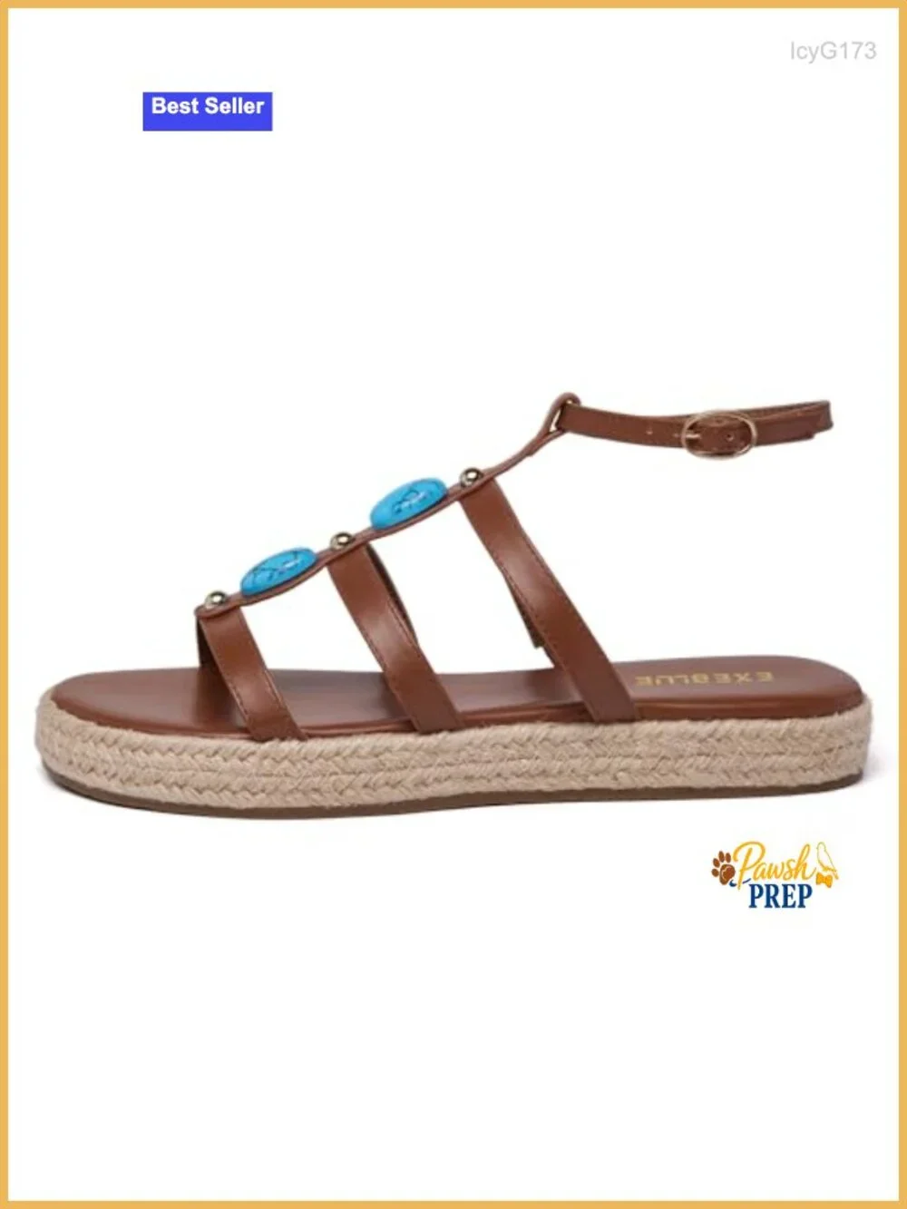 Women's Platform Sandals Soft Comfortable Wedge Shoes with Adjustable Strap
